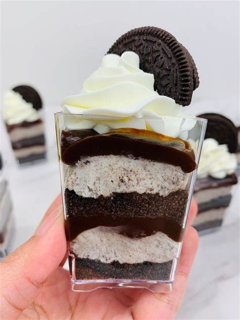 Oreo shots in 2023 | Cheesecake cups, Oreo, Pretty dessert