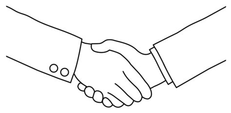 Free Shaking Hands Clipart Black And White, Download Free Shaking Hands ...