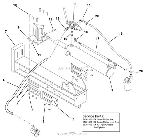 Hydraulic Log Splitter Parts Diagram - Heat exchanger spare parts