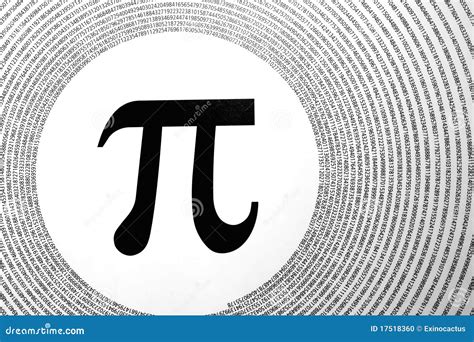 The Mathematical Constant Pi Stock Photo - Image: 17518360