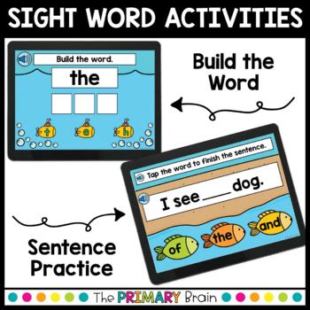 THE Sight Word Boom Cards™ by The Primary Brain | TpT