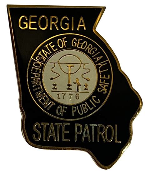 Georgia State Patrol Patch Hat Cap Lapel Pin POP-010 - Etsy