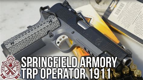 Springfield Armory TRP Operator 1911 Review and Water Submersion - YouTube