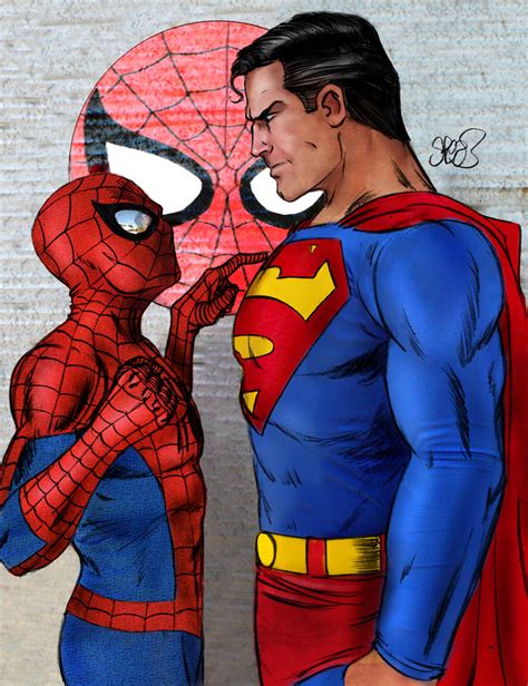 Spider-man vs Superman by markman777 on DeviantArt