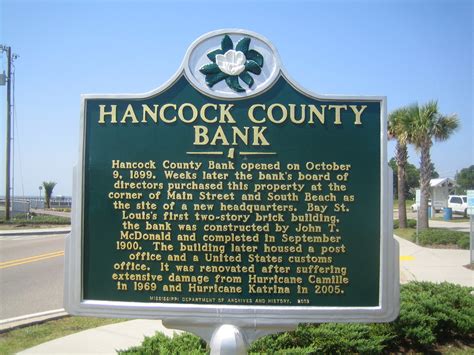 Hancock County - Mississippi Historical Markers