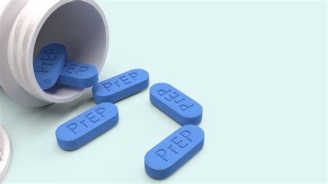 PrEP is HIV prevention pill for medical concept 3d rendering ...