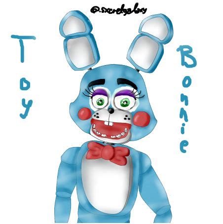 FNaF 2 - Toy Bonnie Fan Art by TheSecretGalaxies on DeviantArt