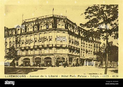 Luxembourg, Hotel Paris Palace Stock Photo - Alamy