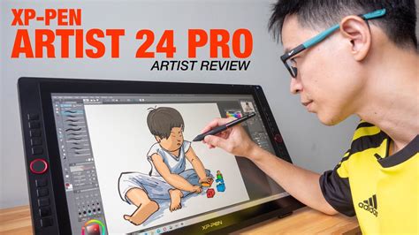 The Biggest & Best from XP-PEN: ARTIST 24 PRO (pen display review ...