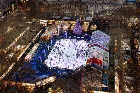 Bryant Park Winter Village Opening Day! in New York at Bryant Park