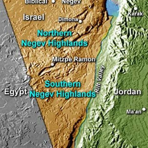 Negev Desert Region. | Download Scientific Diagram