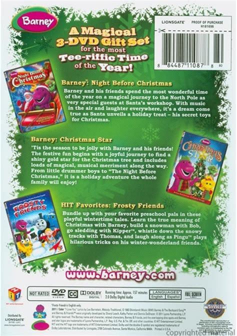 Barney Holiday Favorites (DVD 2011) | DVD Empire