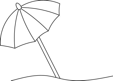 clipart black and white umbrella - Clipground