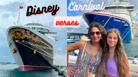 Comparing Disney Cruise vs. Carnival Cruise | The Disney Magic vs. The ...