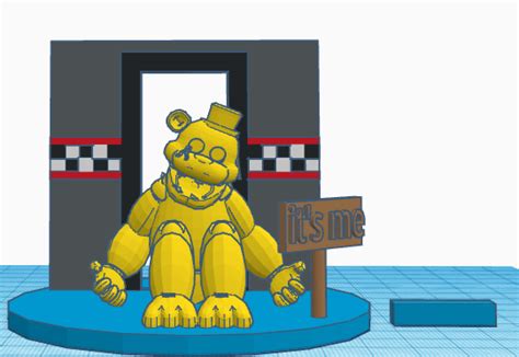 Free STL file Golden freddy 1.0 🎨・Template to download and 3D print・Cults