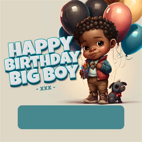 Happy Birthday Big Boy - Money Holder Gift Card – uncutstudios.nl