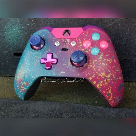 Xbox one elite wireless controller custom sweetarts with blue | Etsy in ...