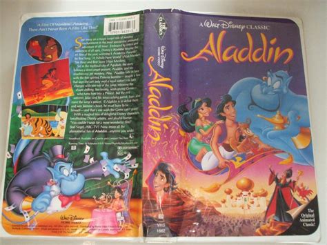 Aladdin vhs Walt Disney black diamond classic clamshell 1662 – Prices ...