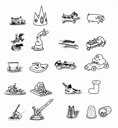 monopoly game pieces clipart 10 free Cliparts | Download images on ...