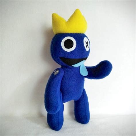 Rainbow Friends Plush Blue, Kawaii Plushie, FNF Plush, Roblox Plush ...