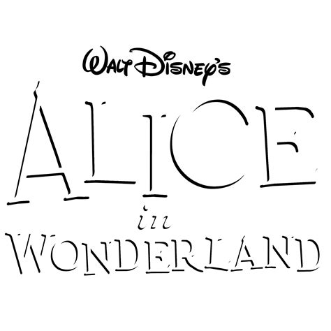 Alice In Wonderland Logo PNG Pic | PNG All