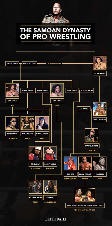 Samoan Strength: The Rock's Family Tree Is A Wrestling Dynasty (Photo)