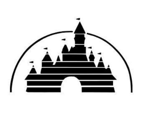 Disney Castle Silhouette Vinyl Decal Black Red Silver - Etsy New Zealand