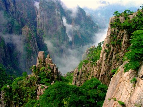 Huangshan (Chinese: 黃山; pinyin: Huángshān; literally "Yellow Mountain ...