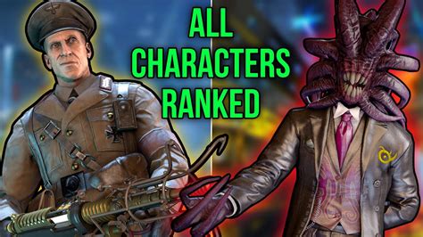 RANKING ALL CALL OF DUTY ZOMBIES CHARACTERS! - YouTube