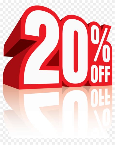 20 Off Free - 20% Off Logo Png, Transparent Png - 658x800(#346998 ...