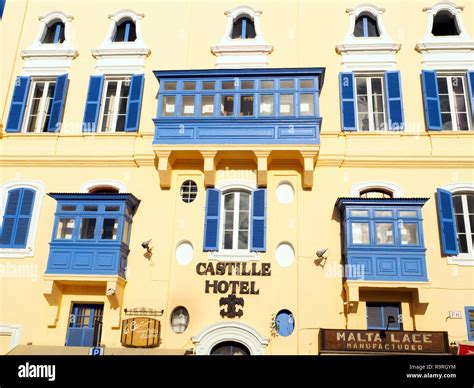 Castille Hotel facade - Valletta, Malta Stock Photo - Alamy