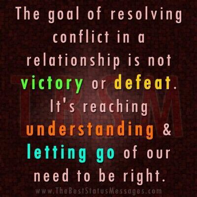 Resolving conflict in relationships | Conflict quotes, Resolving ...