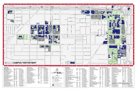 Uic West Campus Map – Map VectorCampus Map