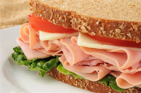 Ham, cheese and tomato sandwich – New Quebec Catering