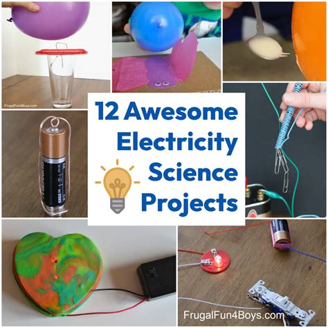 12 Awesome Electricity Science Experiments for Kids - Frugal Fun For ...