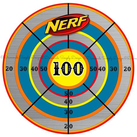 Nerf Target Printables