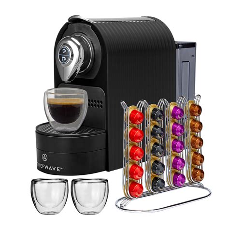 ChefWave Espresso Machine for Nespresso Compatible Capsule, Holder ...