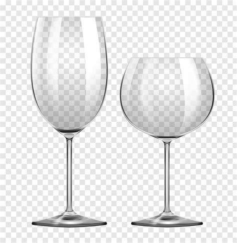 Two different types of wine glasses 294770 Vector Art at Vecteezy