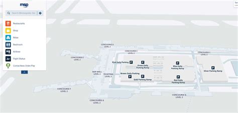 Terminal 1 at the Minneapolis-Saint Paul International Airport MSP