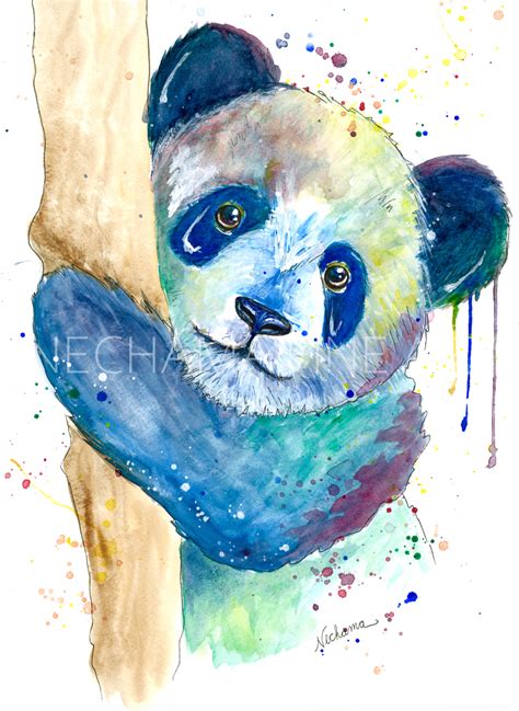 Watercolor Animals Canvas Prints | Nechama Fine Art