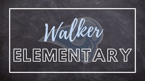 Walker Elementary School - YouTube