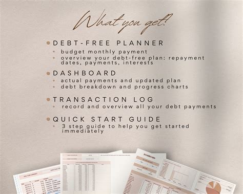 Debt Snowball Planner, Google Sheets Budget Planner, Budget Template ...