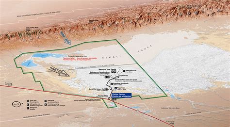 Map of White Sands - Park JunkiePark Junkie