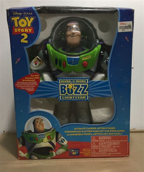 DISNEY PIXAR TOY STORY 2 TALKING BUZZ LIGHTYEAR ACTION FIGURE - X Marks ...