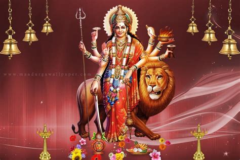 Maa durga ultra hd wallpaper, Happy navaratri 4k wallpaper