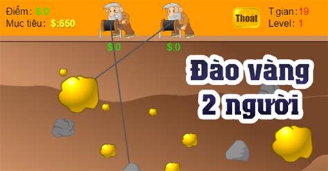 Game Đào vàng 2 người - Game Vui