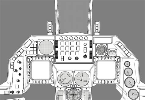 F 16 Cockpit Layout