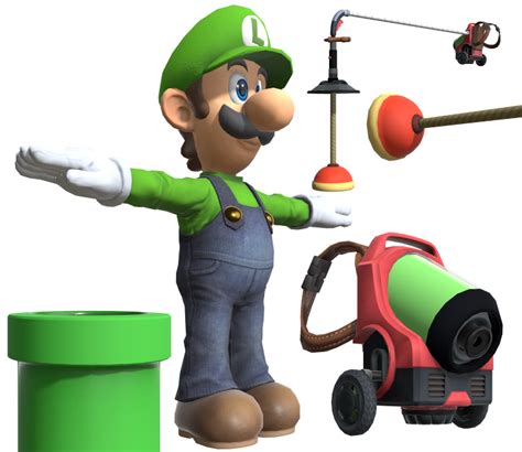 File:Luigi SSBU Model.png - Super Mario Wiki, the Mario encyclopedia