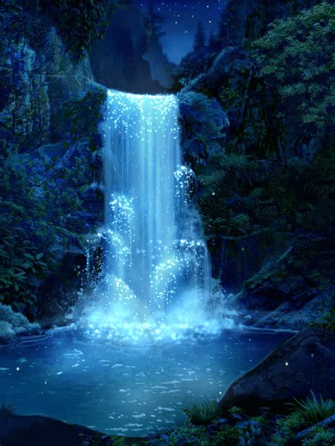 Anime Waterfall Wallpapers - Top Free Anime Waterfall Backgrounds ...