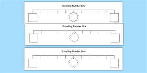 Rounding Support Number Line (teacher made) - Twinkl